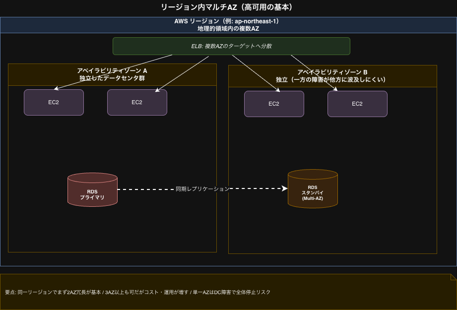 マルチAZ構成図